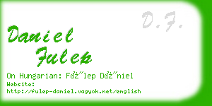 daniel fulep business card